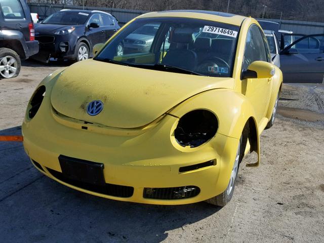 3VWRW31C57M510901 - 2007 VOLKSWAGEN NEW BEETLE ყვითელი ფოტო 2