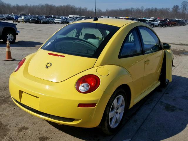 3VWRW31C57M510901 - 2007 VOLKSWAGEN NEW BEETLE ყვითელი ფოტო 4