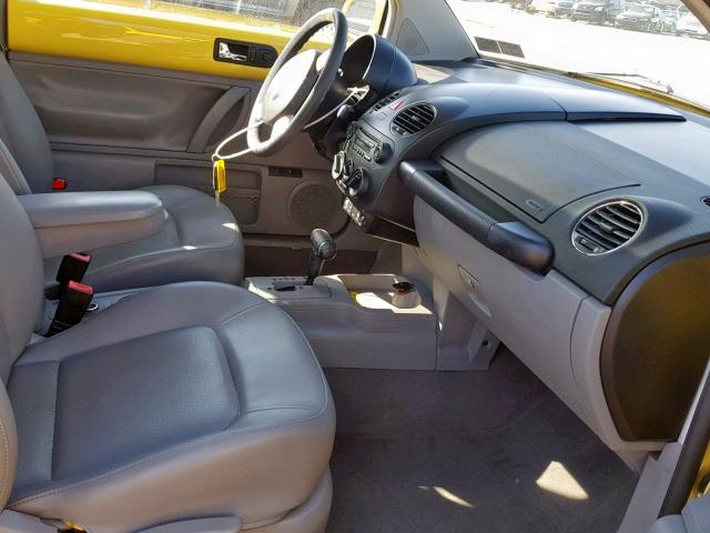 3VWRW31C57M510901 - 2007 VOLKSWAGEN NEW BEETLE ყვითელი ფოტო 5