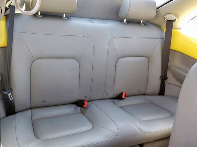 3VWRW31C57M510901 - 2007 VOLKSWAGEN NEW BEETLE ყვითელი ფოტო 6