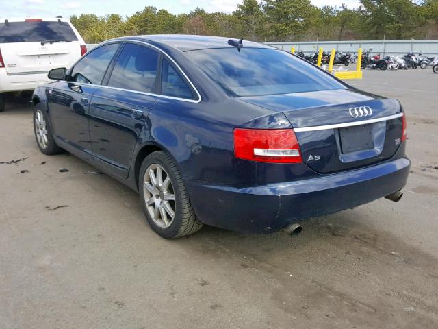 WAUDG74F95N116258 - 2005 AUDI A6 3.2 QUA BLUE photo 3