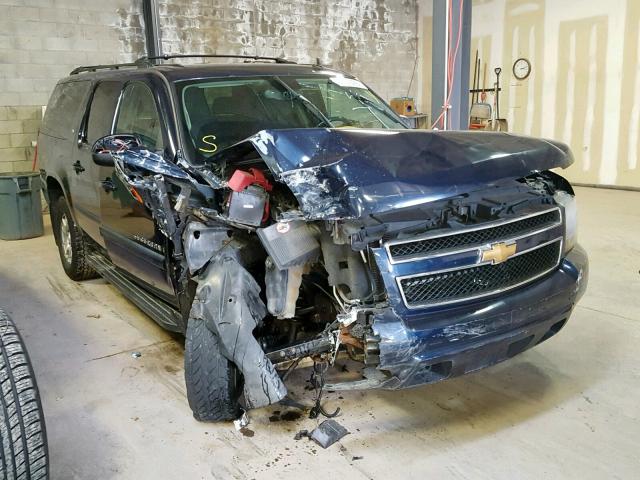 1GNFK16327J160596 - 2007 CHEVROLET SUBURBAN K BLUE photo 1