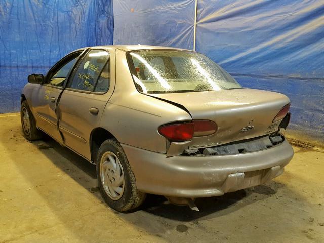 1G1JF5248V7302482 - 1997 CHEVROLET CAVALIER L GOLD photo 3