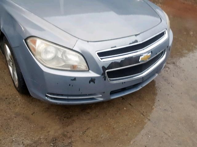 1G1ZH57B294150114 - 2009 CHEVROLET MALIBU 1LT ნაცრისფერი ფოტო 9