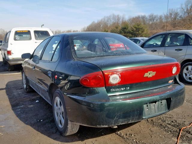 1G1JF52F947255916 - 2004 CHEVROLET CAVALIER L GREEN photo 3