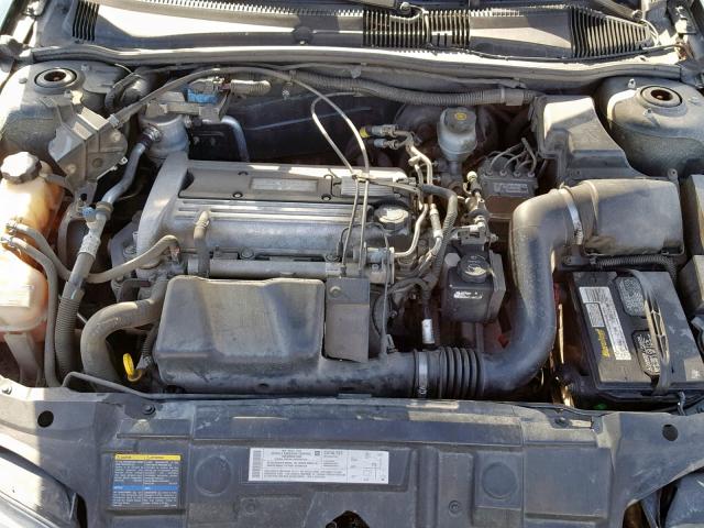 1G1JF52F947255916 - 2004 CHEVROLET CAVALIER L GREEN photo 7