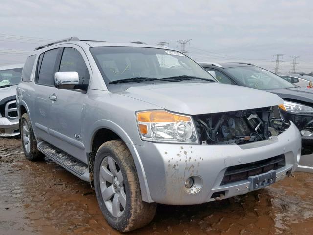 5N1BA08C98N616407 - 2008 NISSAN ARMADA SE SILVER photo 1