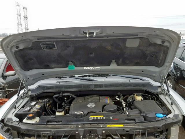 5N1BA08C98N616407 - 2008 NISSAN ARMADA SE SILVER photo 7