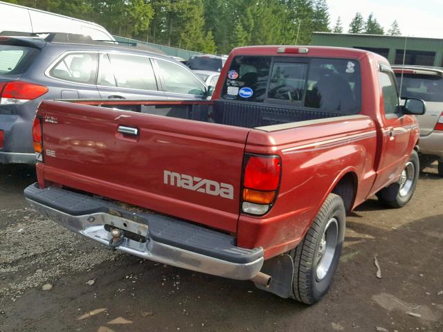 4F4YR12C0WTM33158 - 1998 MAZDA B2500 RED photo 4