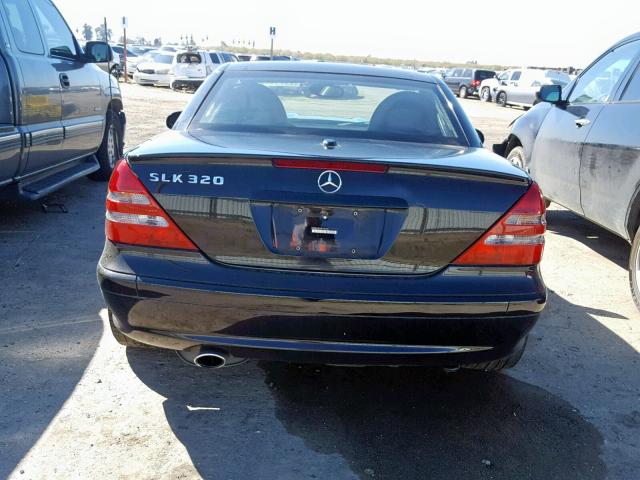 WDBKK65F24F305908 - 2004 MERCEDES-BENZ SLK 320 BLACK photo 6