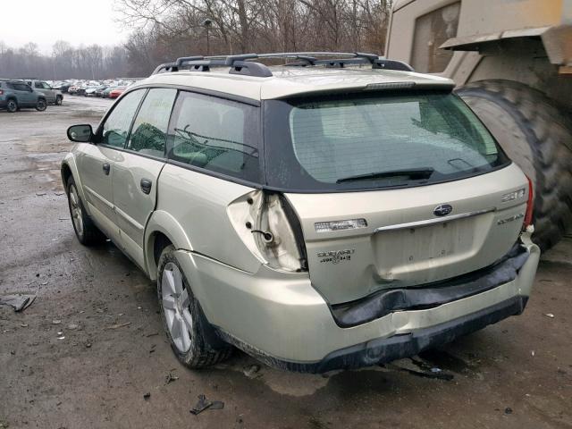 4S4BP61CX77327566 - 2007 SUBARU LEGACY OUT SILVER photo 3