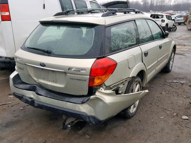 4S4BP61CX77327566 - 2007 SUBARU LEGACY OUT SILVER photo 4