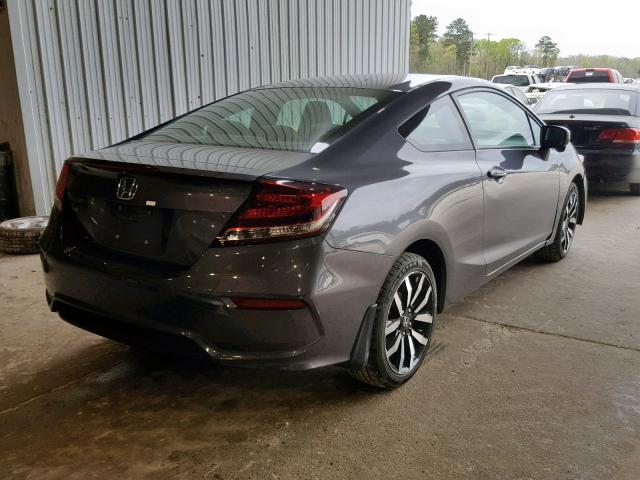 2HGFG3B09FH526735 - 2015 HONDA CIVIC EXL GRAY photo 4