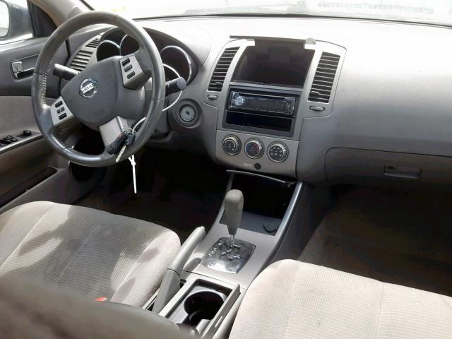 1N4BL11E65N926158 - 2005 NISSAN ALTIMA SE GRAY photo 9