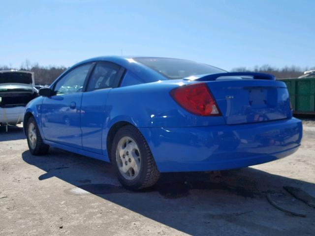 1G8AW12F45Z147994 - 2005 SATURN ION LEVEL BLUE photo 3