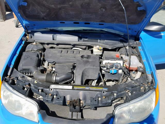 1G8AW12F45Z147994 - 2005 SATURN ION LEVEL BLUE photo 7