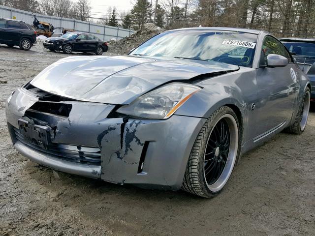 JN1AZ34D04M103316 - 2004 NISSAN 350Z COUPE GRAY photo 2