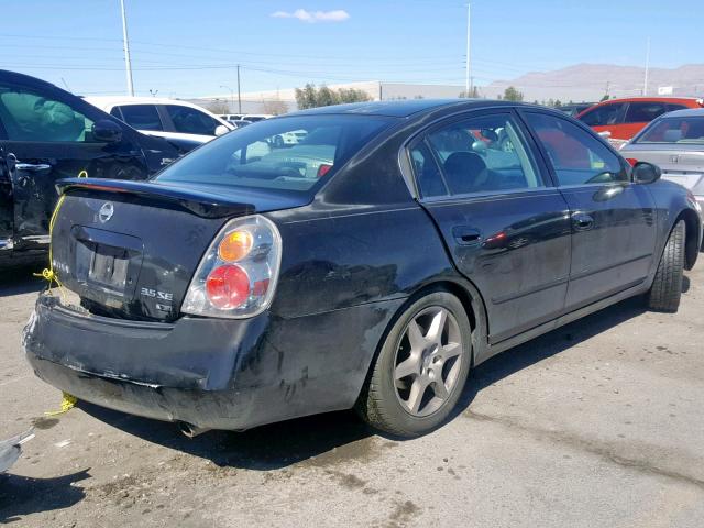 1N4BL11E52C237493 - 2002 NISSAN ALTIMA SE BLACK photo 4