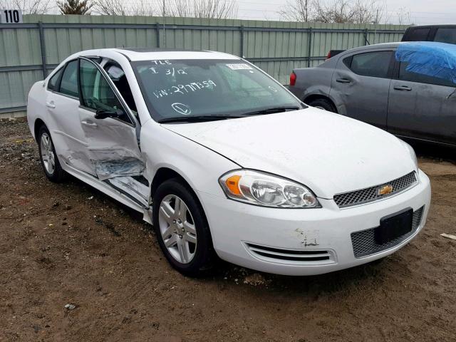 2G1WB5E37F1127208 - 2015 CHEVROLET IMPALA LIM WHITE photo 1