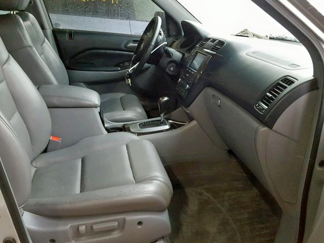 2HNYD18666H517419 - 2006 ACURA MDX TOURIN SILVER photo 5