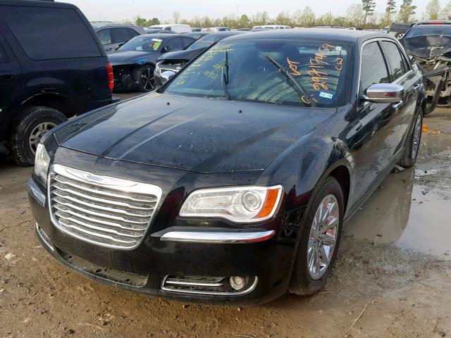 2C3CCAET0DH711619 - 2013 CHRYSLER 300C BLACK photo 2