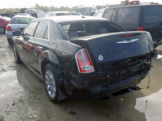 2C3CCAET0DH711619 - 2013 CHRYSLER 300C BLACK photo 3