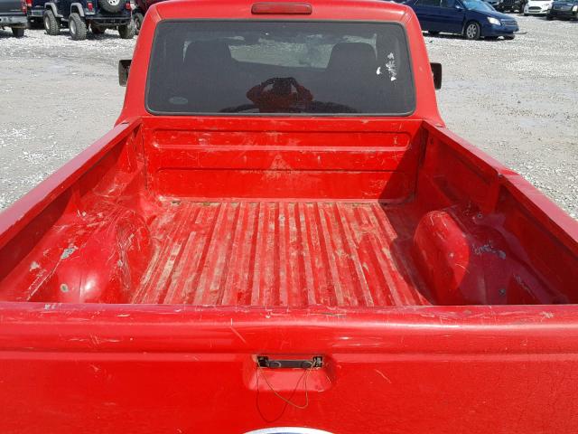 1FTYR10U76PA38231 - 2006 FORD RANGER RED photo 6