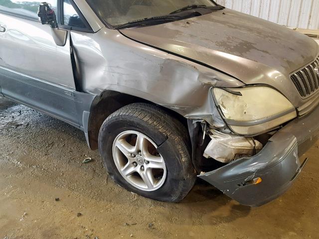 JTJHF10U930313611 - 2003 LEXUS RX 300 GRAY photo 9