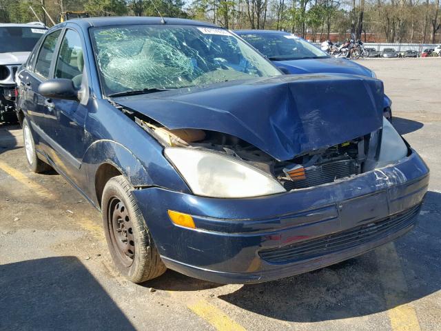 1FAFP33P92W332475 - 2002 FORD FOCUS LX BLUE photo 1