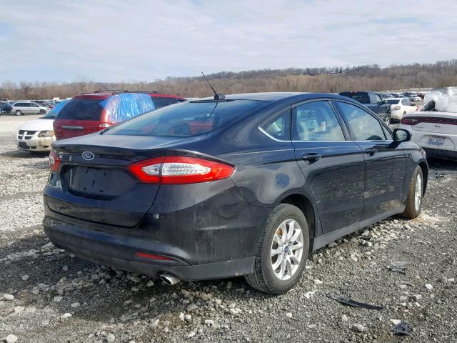 3FA6P0G70FR279540 - 2015 FORD FUSION S BLACK photo 4