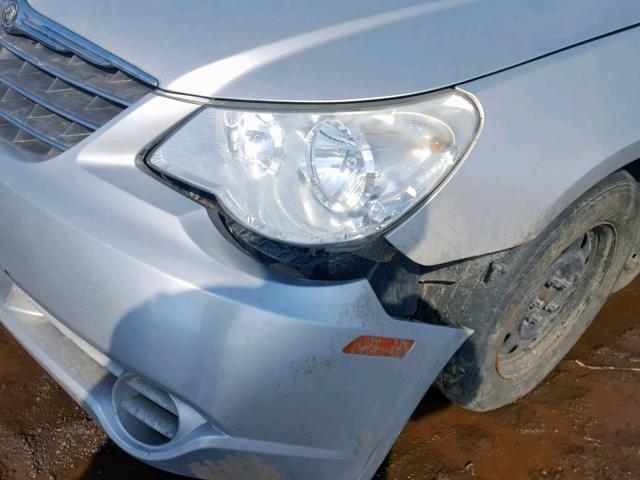 1C3CC4FB9AN154414 - 2010 CHRYSLER SEBRING TO SILVER photo 9