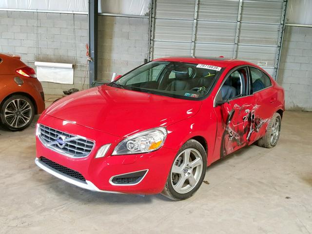 YV1622FS8C2106322 - 2012 VOLVO S60 T5 RED photo 2