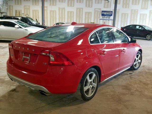 YV1622FS8C2106322 - 2012 VOLVO S60 T5 RED photo 4