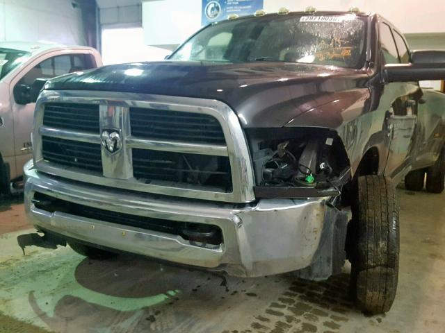 3D73Y4CL1BG582360 - 2011 DODGE RAM 3500 BROWN photo 9