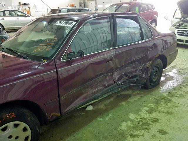 4T1BG12K6TU782502 - 1996 TOYOTA CAMRY DX MAROON photo 10