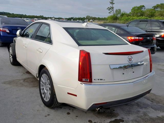 1G6DH5E5XC0106538 - 2012 CADILLAC CTS LUXURY WHITE photo 3