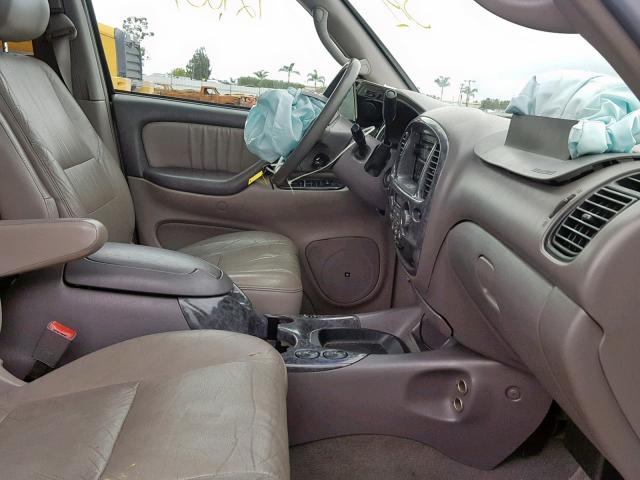 5TDZT38A84S219174 - 2004 TOYOTA SEQUOIA LI SILVER photo 5