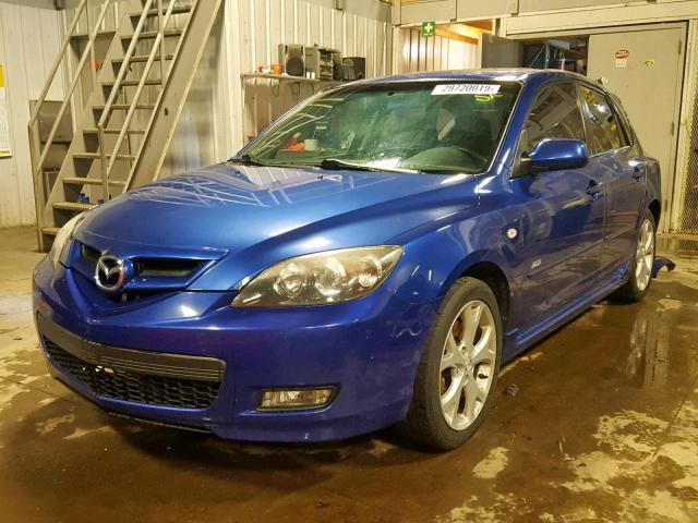 JM1BK143971746271 - 2007 MAZDA 3 HATCHBAC BLUE photo 2