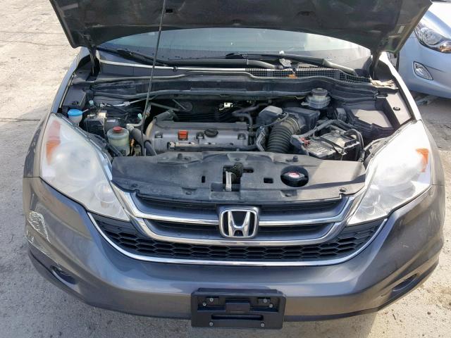 5J6RE4H74AL017010 - 2010 HONDA CR-V EXL GRAY photo 7