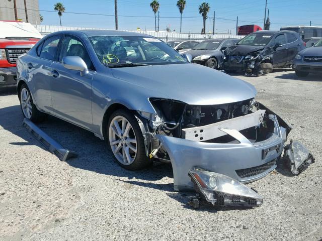 JTHBK262X72034371 - 2007 LEXUS IS 250 BLUE photo 1