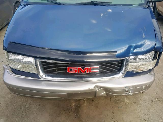 1GKEL19X44B507324 - 2004 GMC SAFARI XT BLUE photo 7