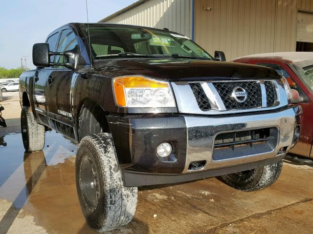 1N6BA0EC4EN511193 - 2014 NISSAN TITAN S BLACK photo 1