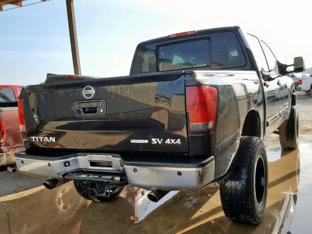 1N6BA0EC4EN511193 - 2014 NISSAN TITAN S BLACK photo 4