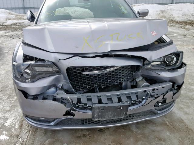 2C3CCABG6GH170300 - 2016 CHRYSLER 300 S SILVER photo 9