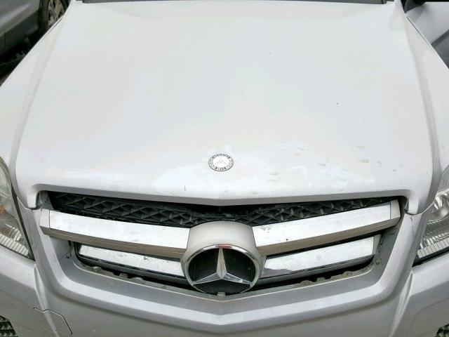 WDCGG8HBXAF340716 - 2010 MERCEDES-BENZ GLK 350 4M SILVER photo 7