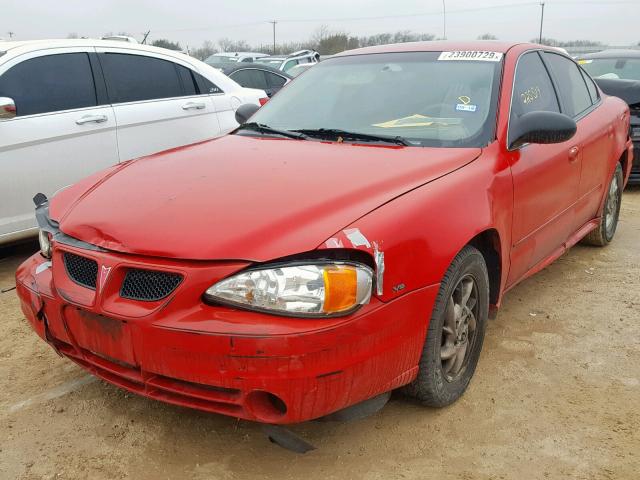 1G2NF52E83C145014 - 2003 PONTIAC GRAND AM S RED photo 2