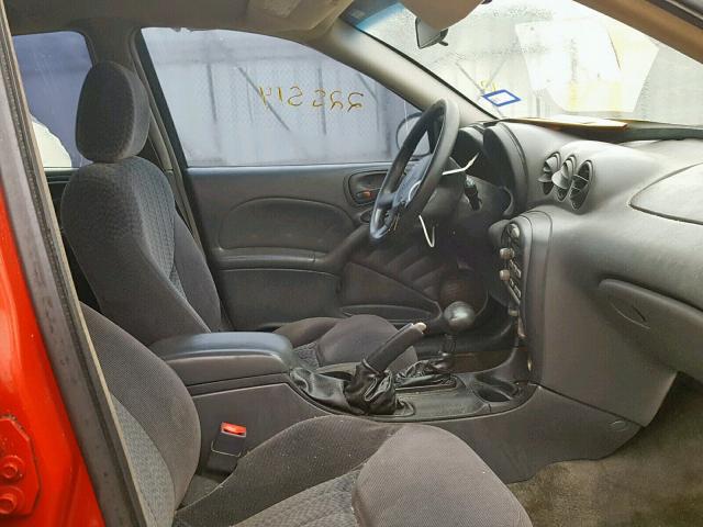 1G2NF52E83C145014 - 2003 PONTIAC GRAND AM S RED photo 5