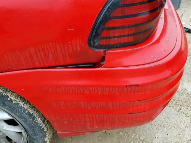 1G2NF52E83C145014 - 2003 PONTIAC GRAND AM S RED photo 9