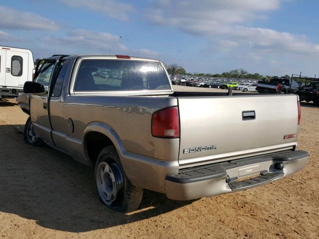 1GTCS19W818188029 - 2001 GMC SONOMA SILVER photo 3