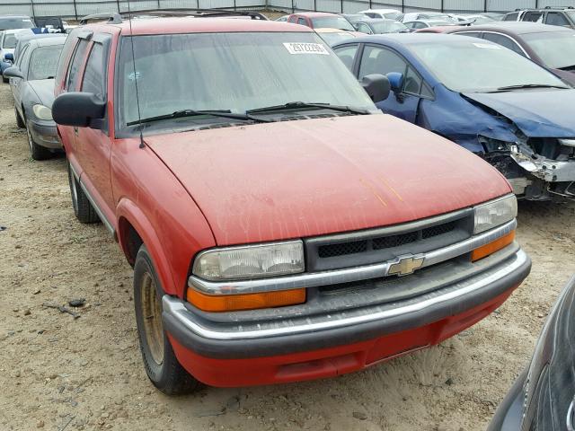 1GNCS13W4YK201999 - 2000 CHEVROLET BLAZER RED photo 7